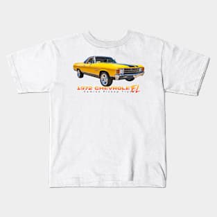 1972 Chevrolet El Camino Pickup Truck Kids T-Shirt